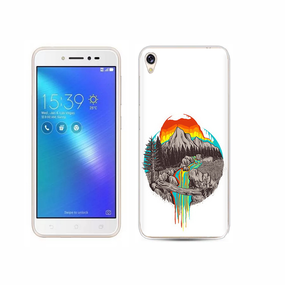 

Чехол MyPads Tocco для Asus ZenFone Live (ZB501KL) Радужный водопад, Прозрачный, Tocco