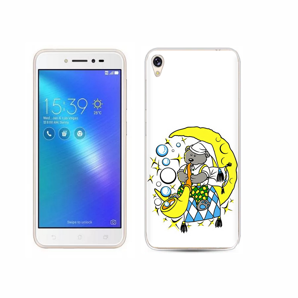 

Чехол MyPads Tocco для Asus ZenFone Live (ZB501KL) Сырная луна, Прозрачный, Tocco