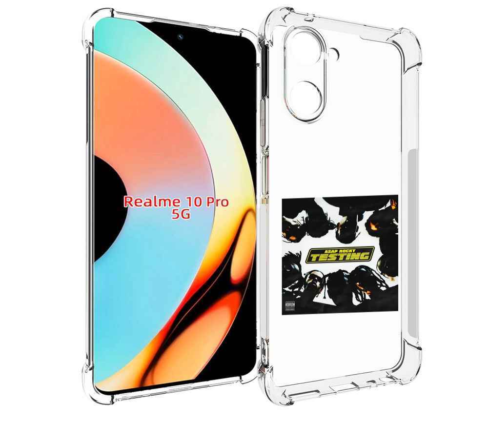 

Чехол бампер MyPads ASAP Rocky - TESTING для Realme 10 Pro проти..., Прозрачный, Tocco