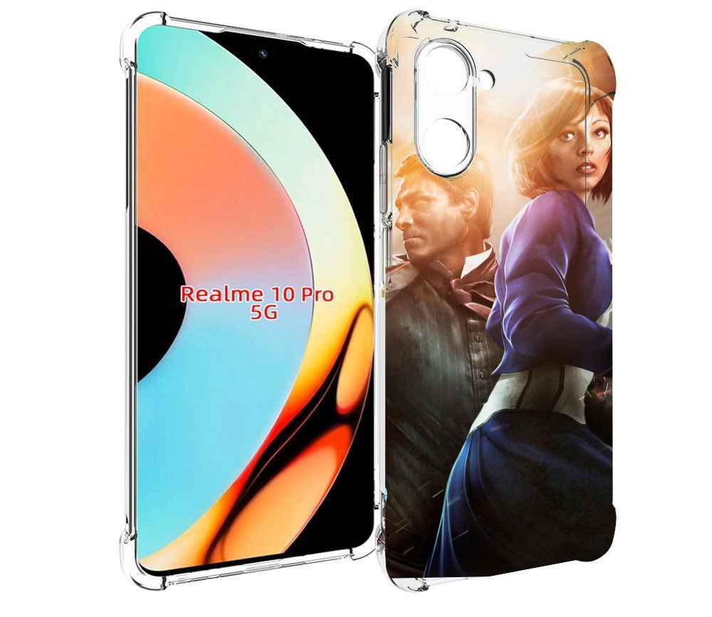 

Чехол бампер MyPads Bioshock Infinite для Realme 10 Pro противоу..., Прозрачный, Tocco