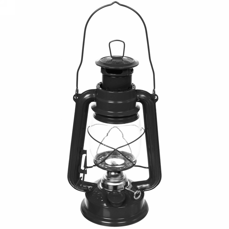 фото Лампа керосиновая добросад винтаж 19см 110мл переносная цвет черный