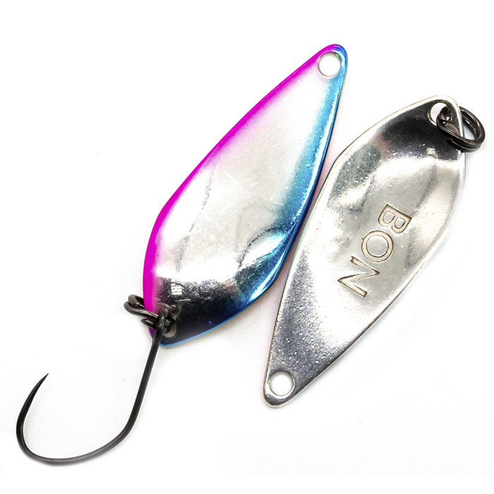 

Блесна для ловли форели Troutland BON 2.6 g color # SL34 BON26#SL34, Серебристый;синий;фиолетовый, Bon