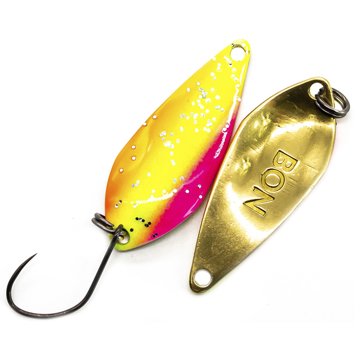 

Блесна для ловли форели Troutland BON 3.2 g color # 16 BON32#16, Желтый;розовый;золотистый, Bon