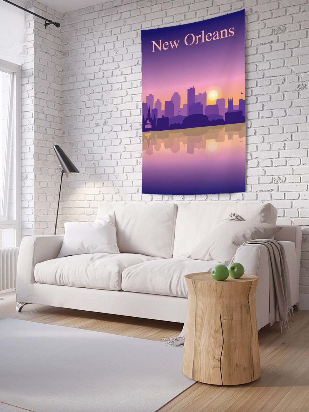 

Вертикальное фотопанно на стену JoyArty Солнце за небоскребами 150x200 см, Солнце за небоскребами