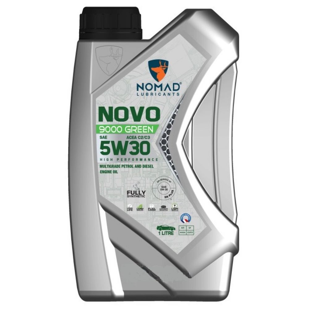 Моторное масло Nomad синтетическое NOVO 9000 Green SAE 5W30 1л