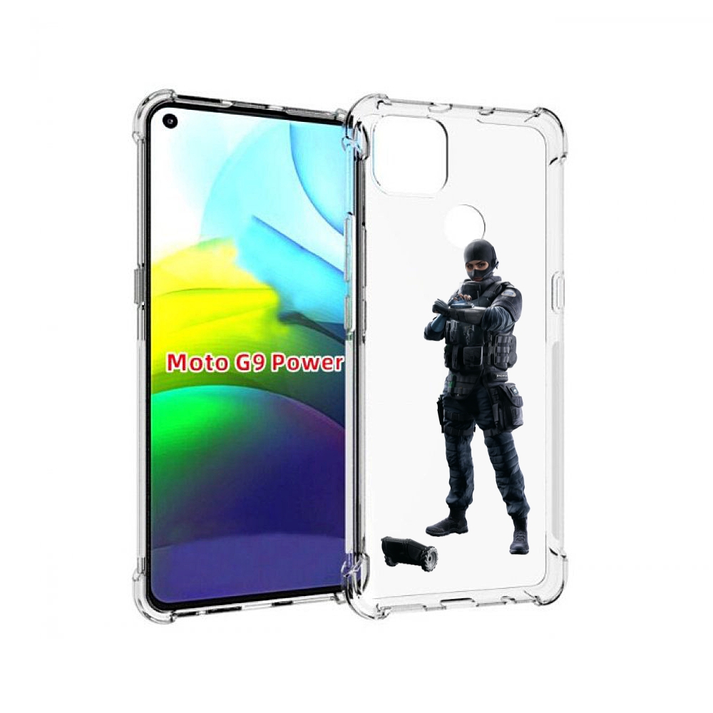 

Чехол MyPads Tom-Clancy's-Rainbow-Six-1 для Motorola Moto G9 Power, Прозрачный, Tocco