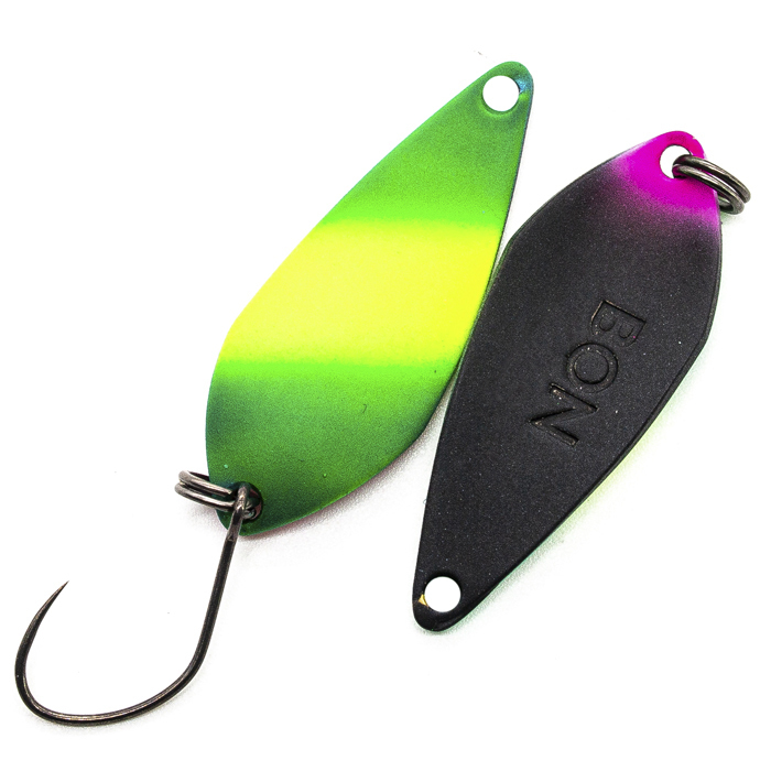 

Блесна для ловли форели Troutland BON 3.2 g color # GLO13 BON32#GLO13, Зеленый;желтый, Bon