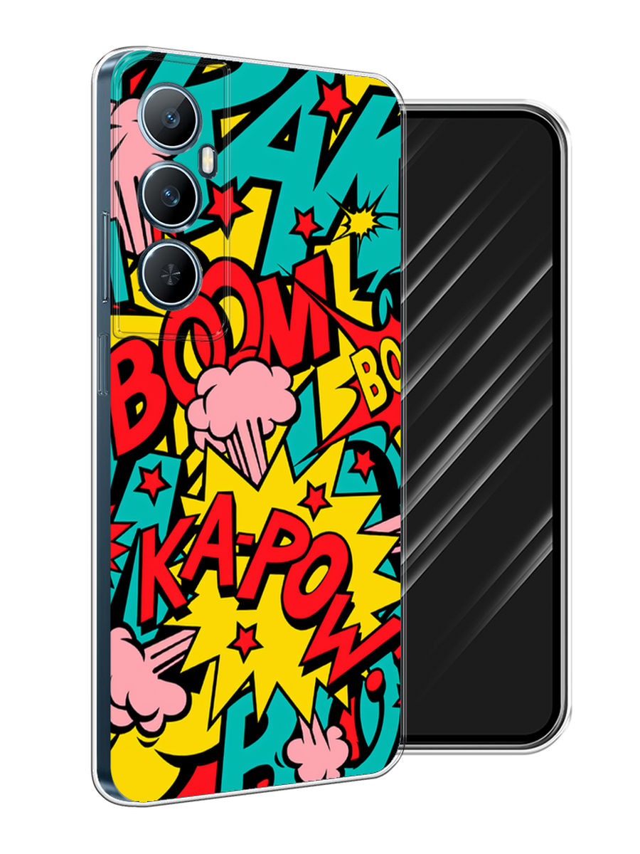 

Чехол Awog на Realme C65 "Постер pop art", Бирюзовый;желтый;красный, 2516750-1