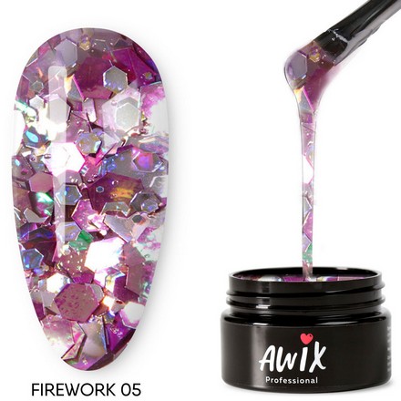 

Гель-лак Awix Professional Firework №05