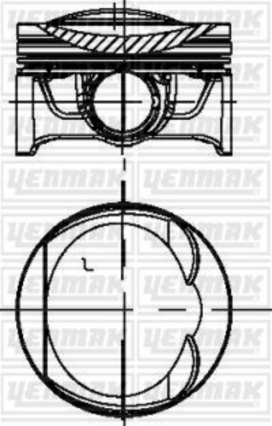 

YENMAK '3904295000 Порш.+палец,с кольцами 4шт