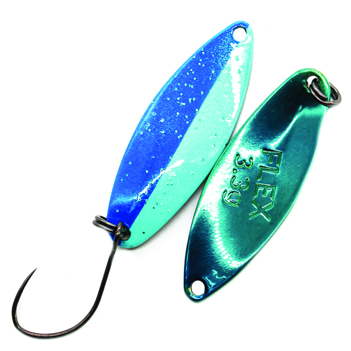 

Блесна для ловли форели Troutland FLEX 3.3 g color # GLO35 FLEX33#GLO35, Голубой, Flex