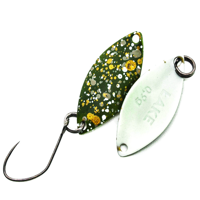 

Блесна для ловли форели Troutland LAKE 0.9 g color # GLO64 LAKE09#GLO64, Зеленый;золотистый, Lake