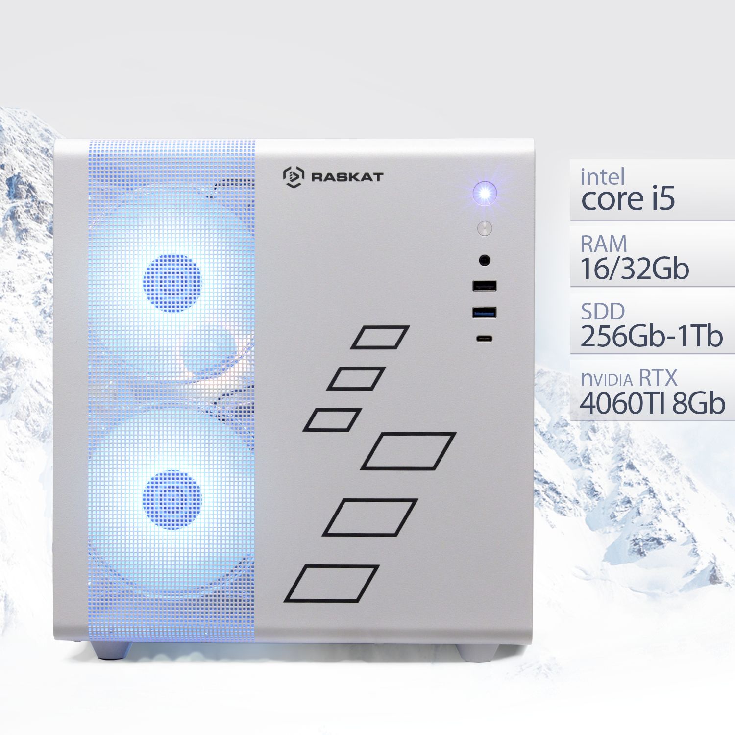 

Системный блок Raskat Strike 520, White (137799), Strike 520, White
