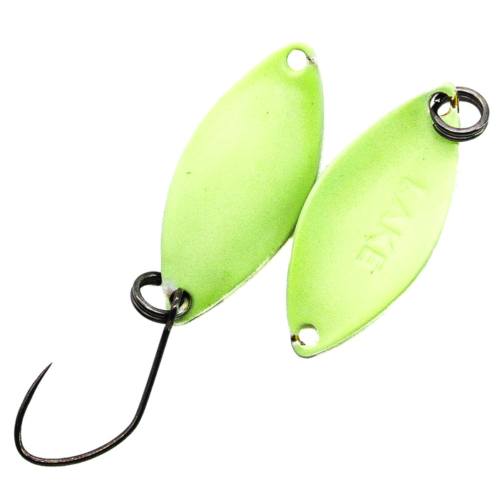 

Блесна для ловли форели Troutland LAKE 1.2 g color # GLO59 LAKE12#GLO59, Зеленый, Lake