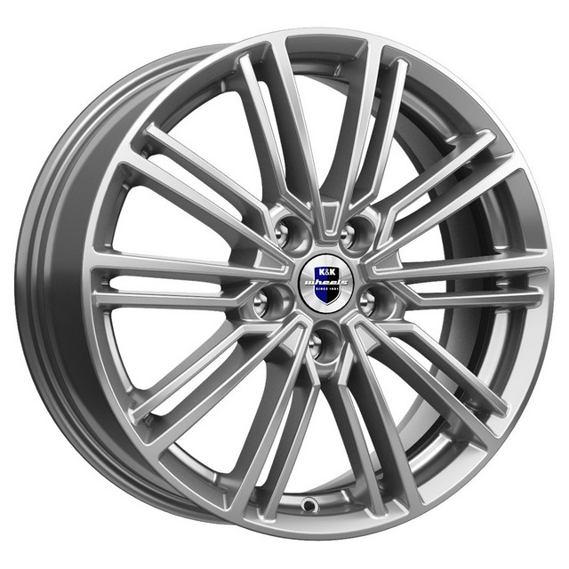 

R17 5X112 7J Et45 66,6 К&К Эрфурт Дарк Платинум K&K арт. 75631, Серебристый