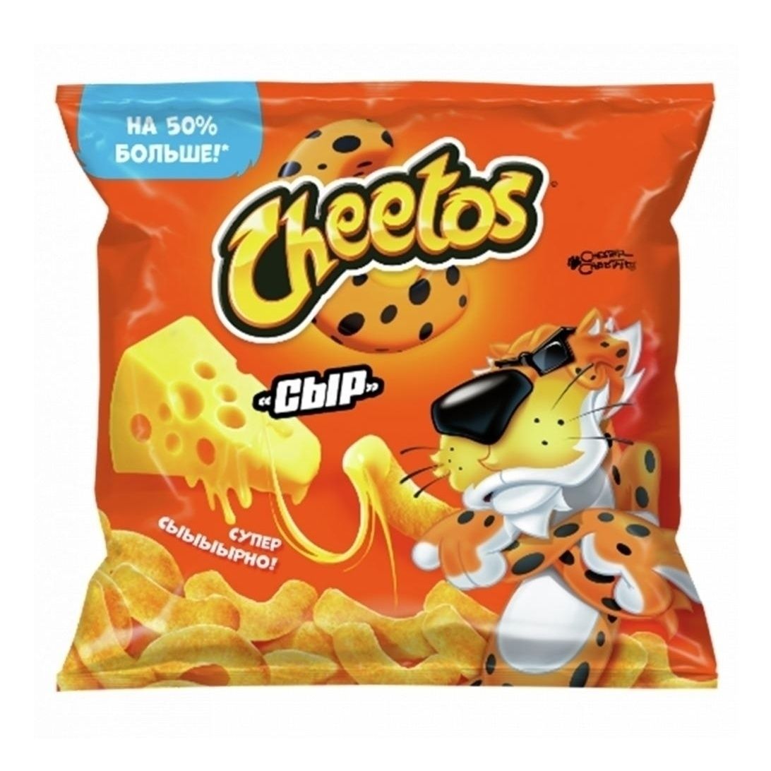 Чипсы кукурузные Cheetos сыр 130 г 120₽