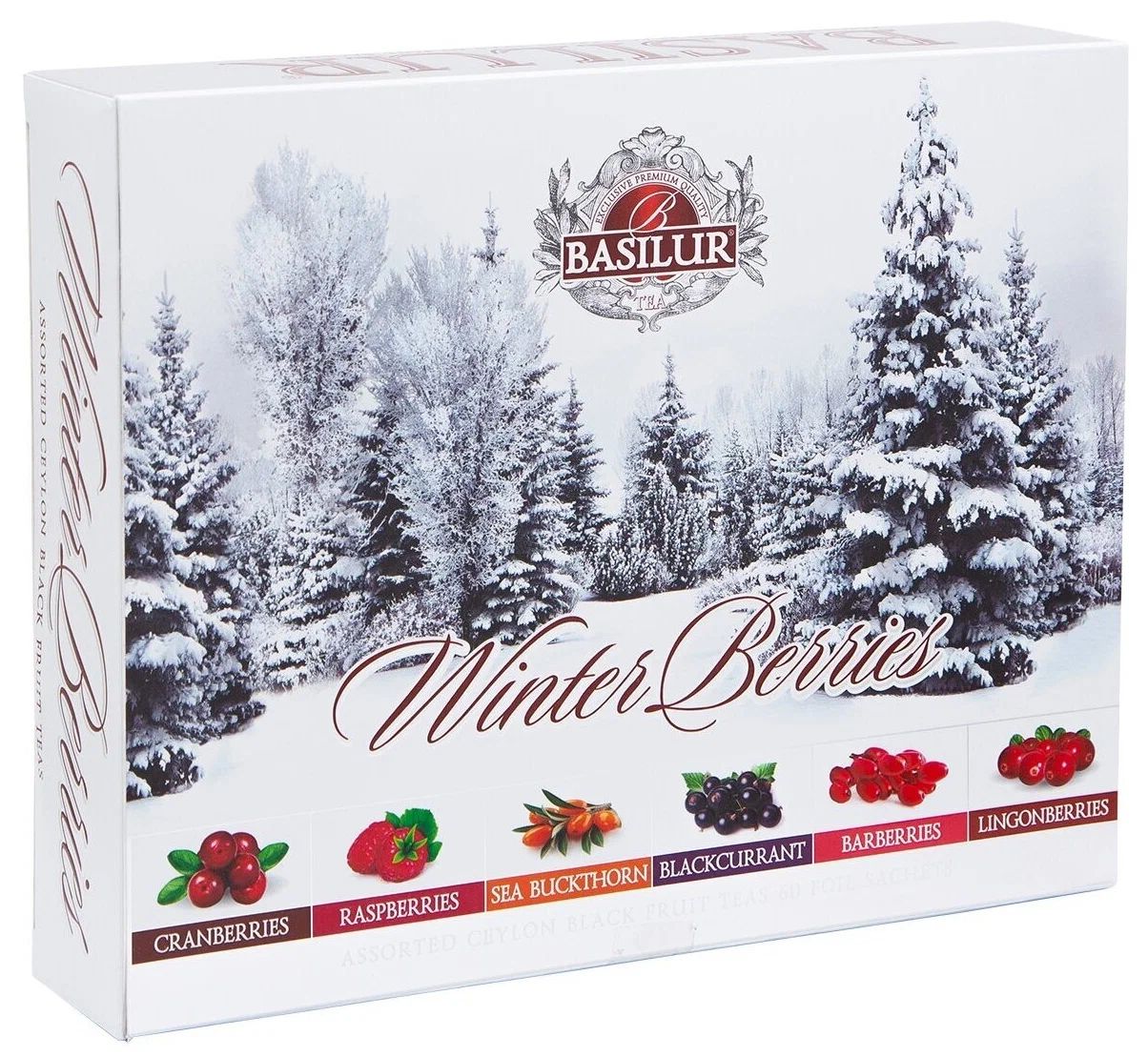 

Набор чая Basilur Winter Berries Зимние ягоды ассорти 2 г х 40 шт