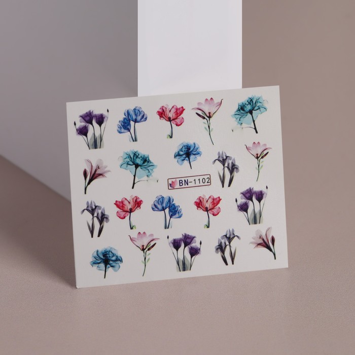 

Слайдер - дизайн для ногтей «Цветочная нежность», New Print_наклейки