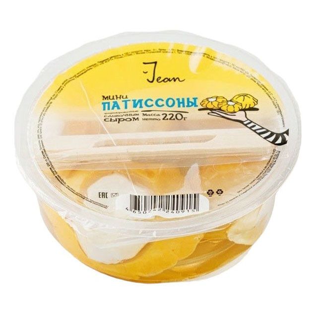 

Патиссоны Jean фаршированные с сливочным сыром 220 г