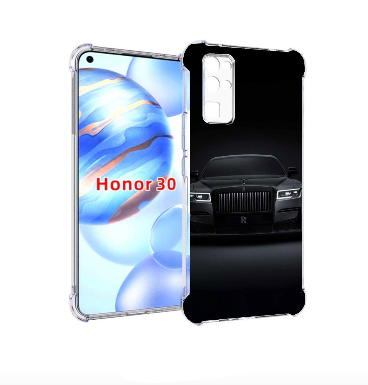 

Чехол бампер MyPads Rolls Royce ролс роис 2 для Honor 30 (BMH-A, Прозрачный, Tocco