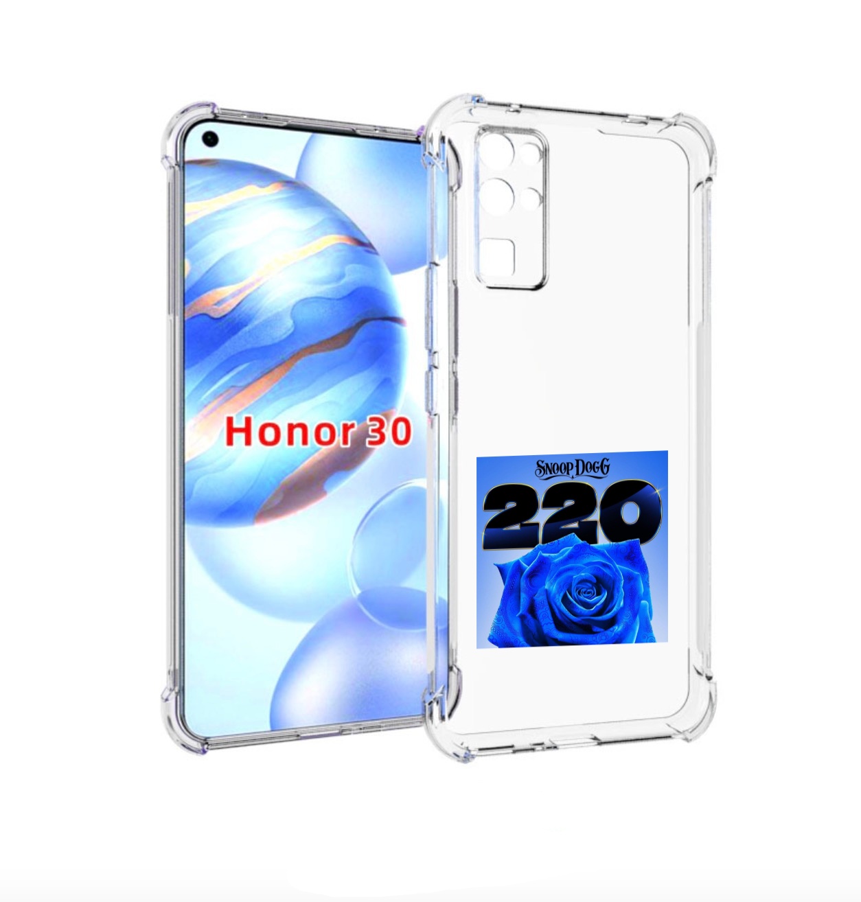 

Чехол Бампер Mypads Snoop Dogg 220 Для Honor 30 (Bmh-An10) Проти, Прозрачный, Tocco