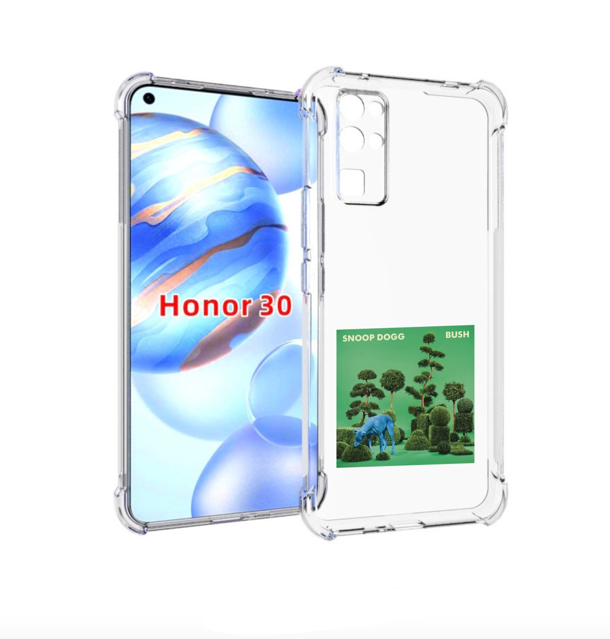 

Чехол Бампер Mypads Snoop Dogg Bush Для Honor 30 (Bmh-An10) Прот, Прозрачный, Tocco