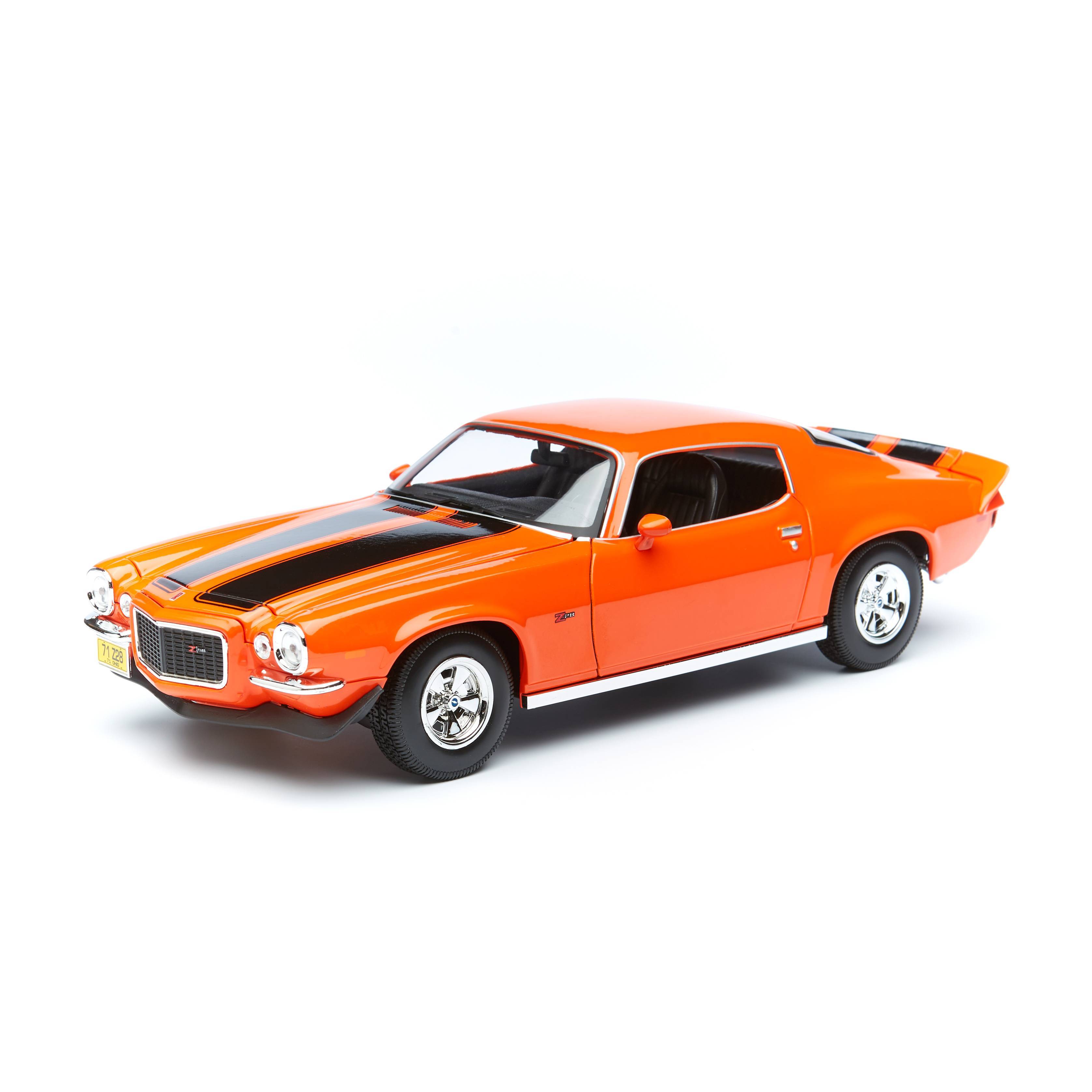 

Maisto Машинка Chevrolet Camaro 1971, 1:18 оранжевая 31131, 31131
