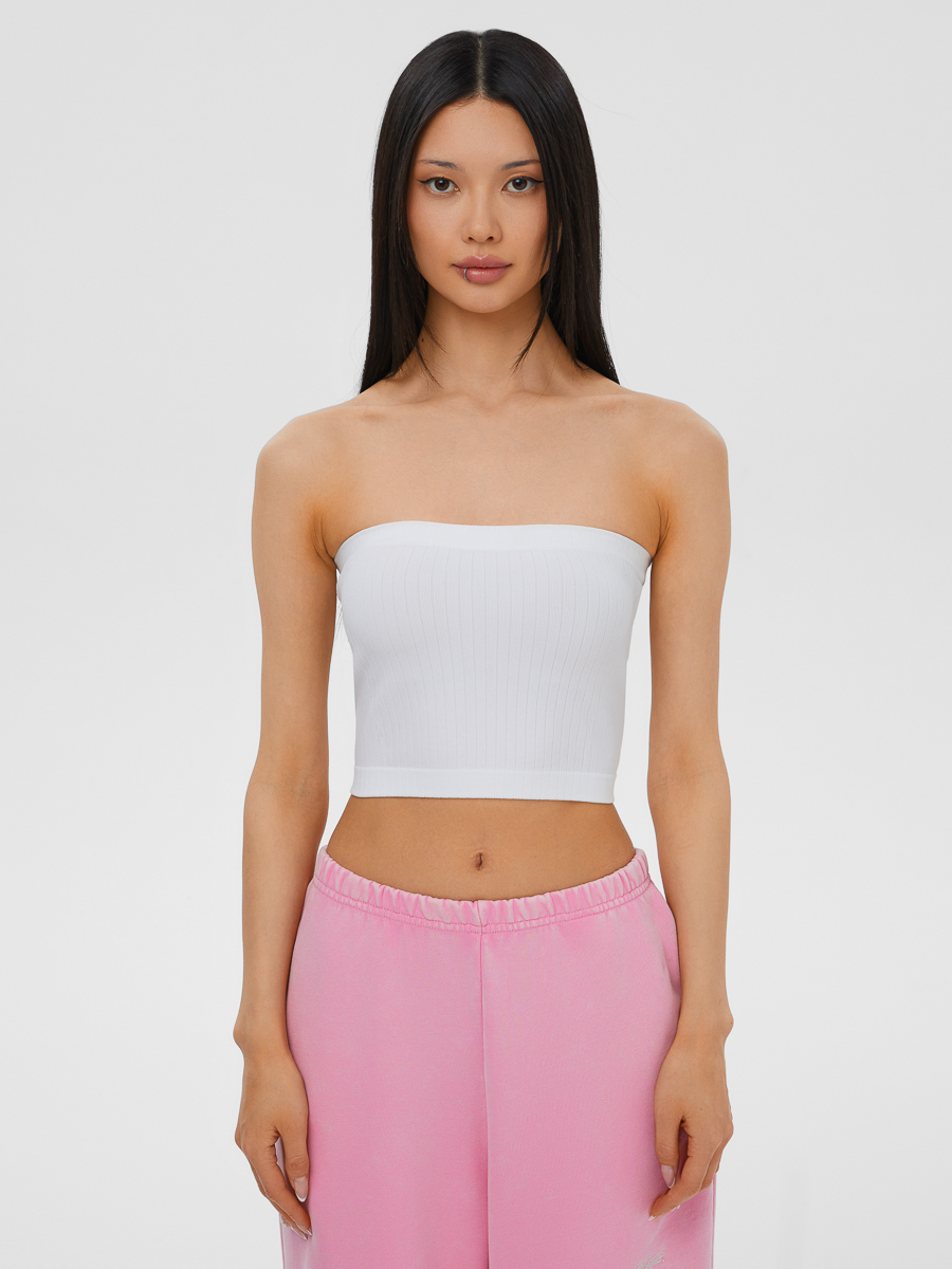 

Топ женский Feelz Bandeau бежевый S, Bandeau