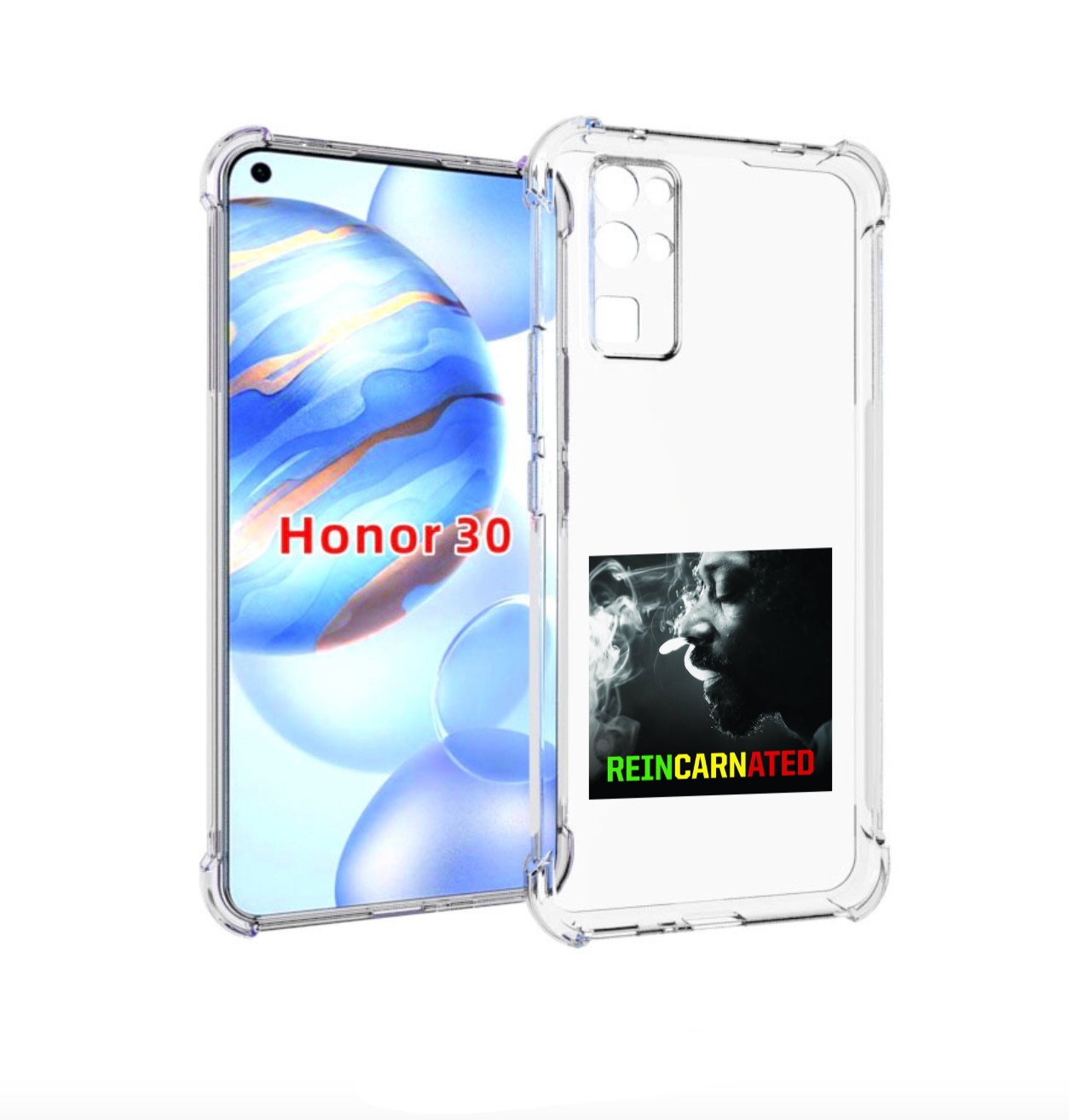 

Чехол Бампер Mypads Snoop Dogg Reincarnated Для Honor 30 (Bmh-An, Прозрачный, Tocco