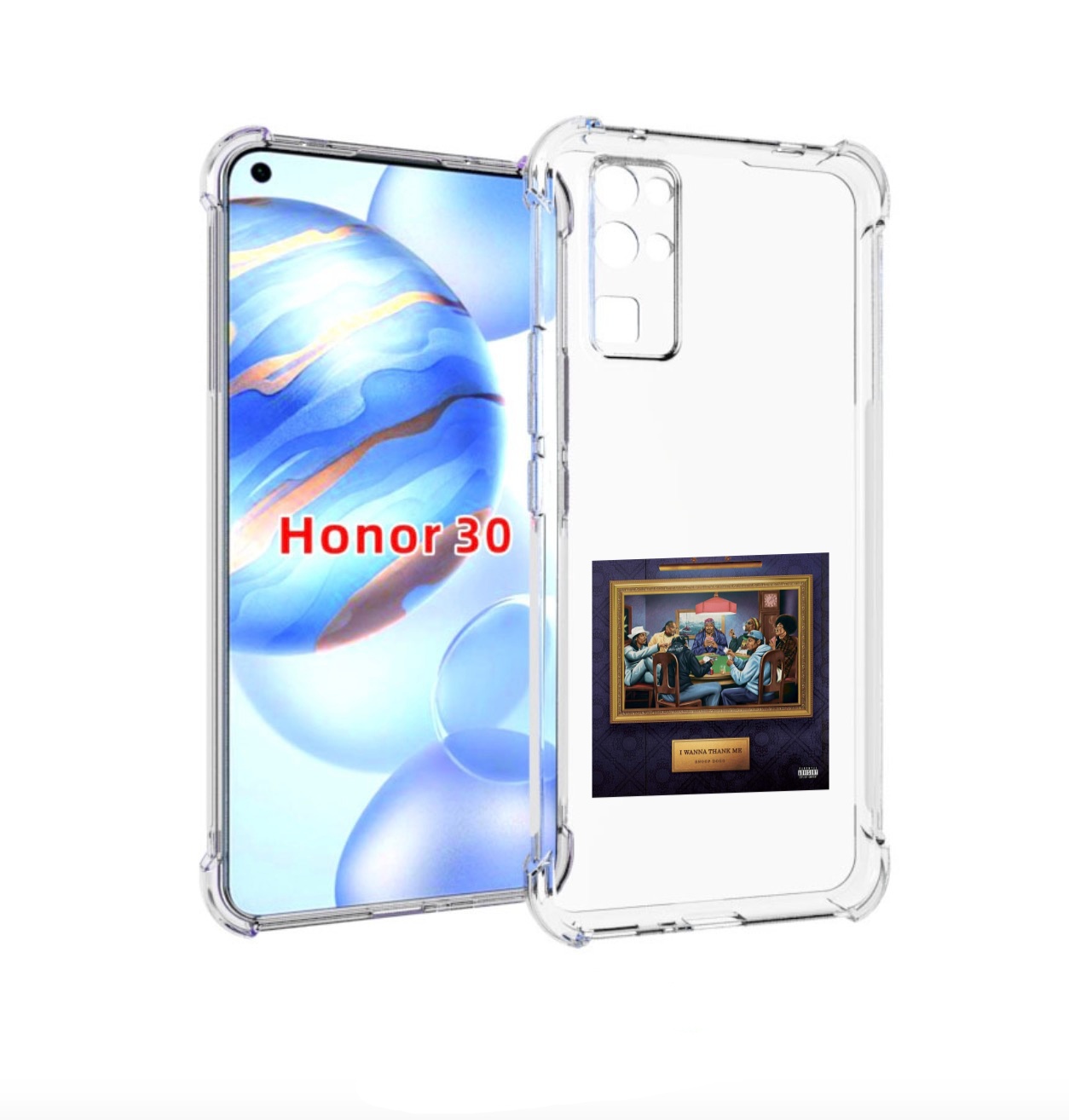 

Чехол Бампер Mypads Snoop Dogg Wanna Thank Me Для Honor 30 (Bmh-, Прозрачный, Tocco