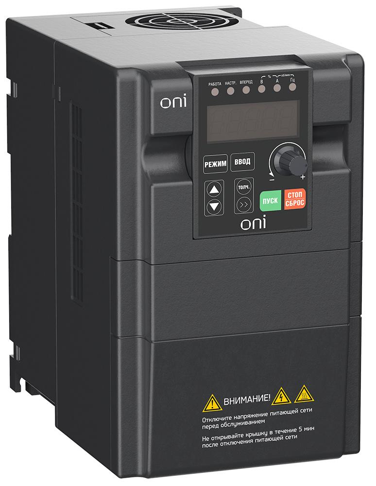 

Преобразователь частоты IEK A150 (A150-33-37NT) IP20 со встроенным тормозным модулем