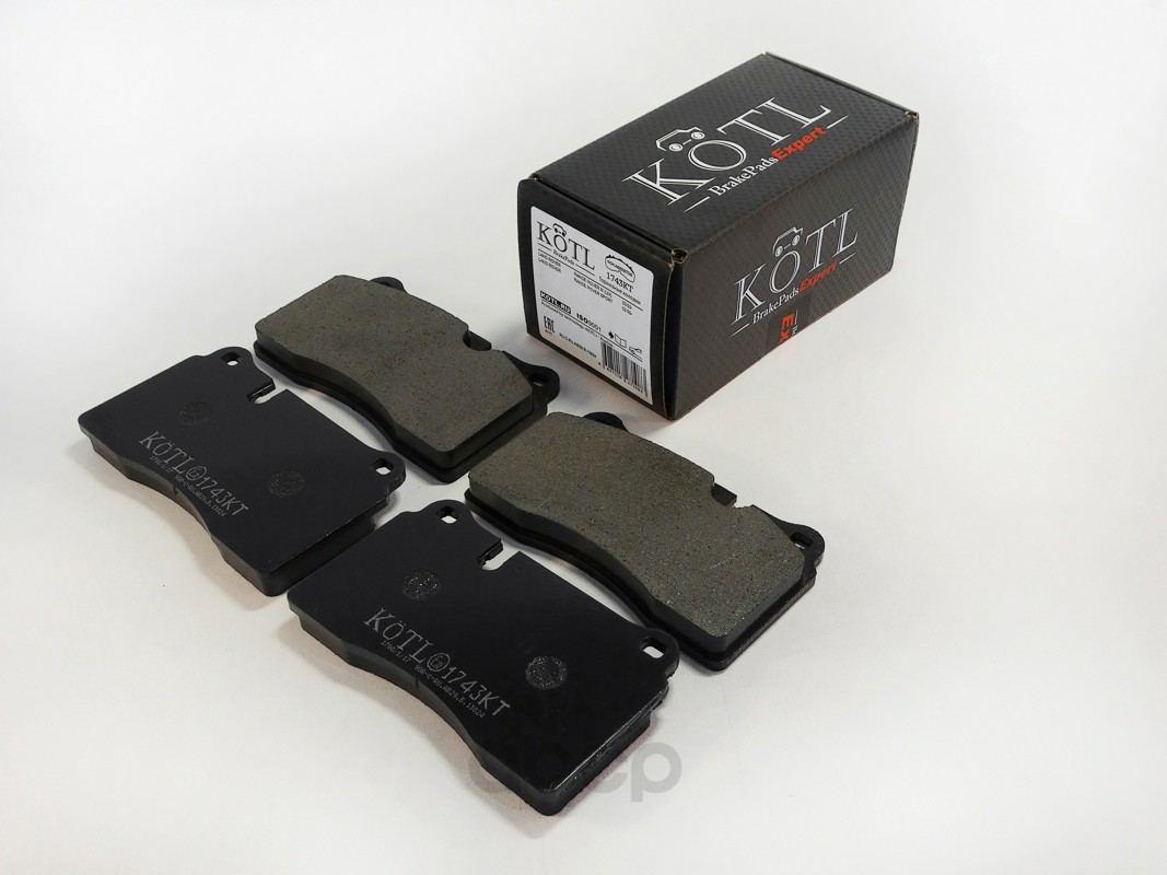 

Тормозные колодки KOTL передние 1743kt, Колодки тормозные передние KOTL 1743kt KOTL 1743kt