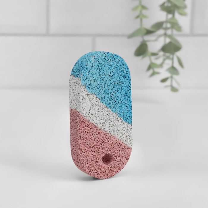 

Пемза для педикюра, 9 × 4 см, разноцветная