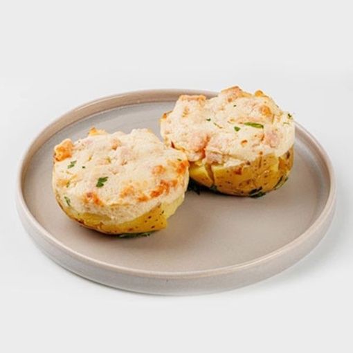 

Картофель ВкусВилл запеченный с ветчиной куриной под сыром 270 г