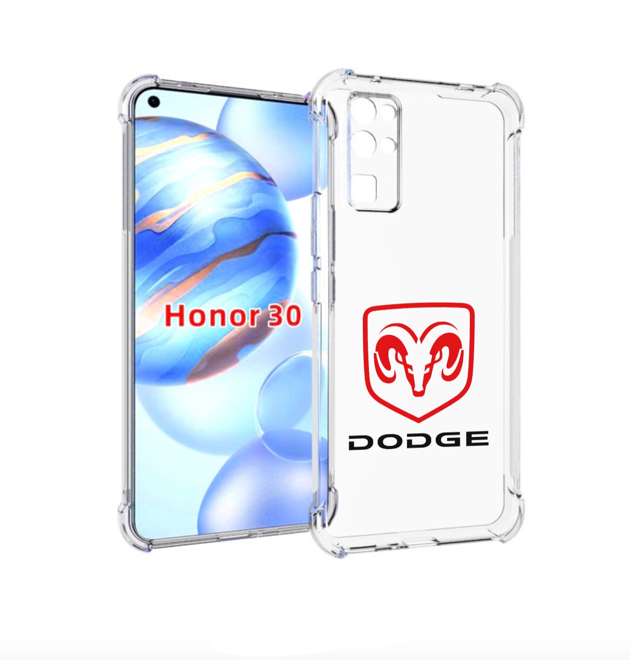 

Чехол бампер MyPads dodge-2 мужской для Honor 30 (BMH-AN10) прот, Прозрачный, Tocco