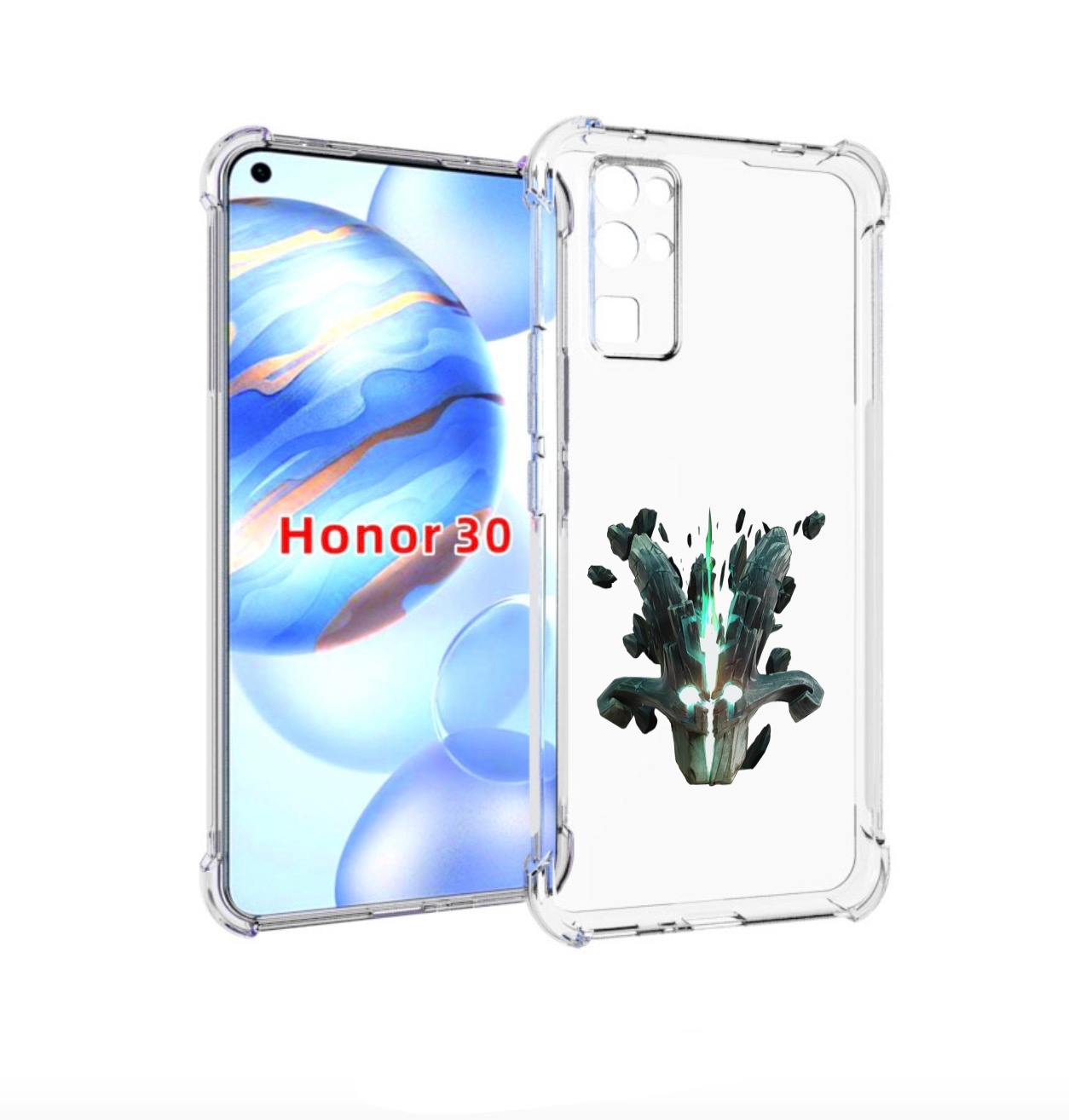 

Чехол бампер MyPads dota 2 juggernaut для Honor 30 (BMH-AN10) пр, Прозрачный, Tocco
