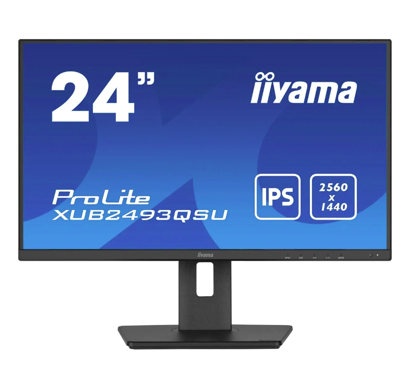 

23,8" Монитор iiyama XUB2493QSU-B5 черный 60Hz 2560x1440 IPS, XUB2493QSU-B5