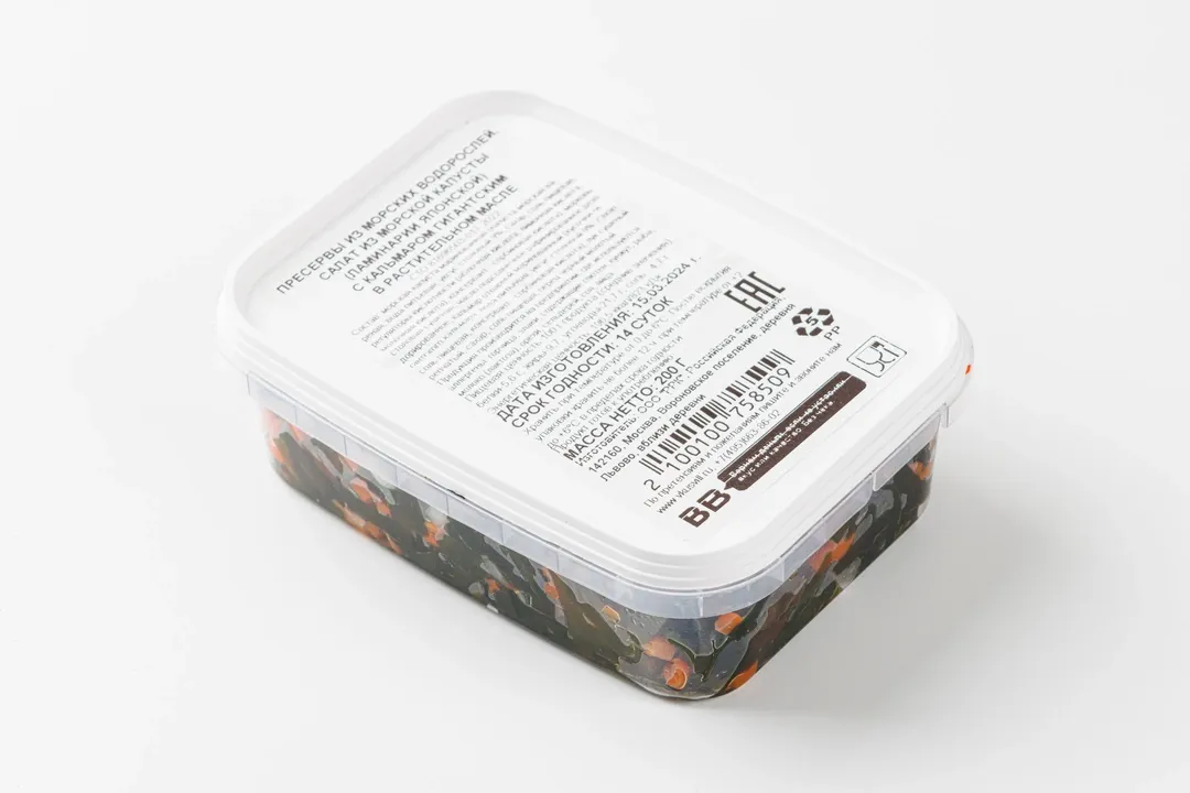 

Салат ВкусВилл из морской капусты с кальмаром 200 г