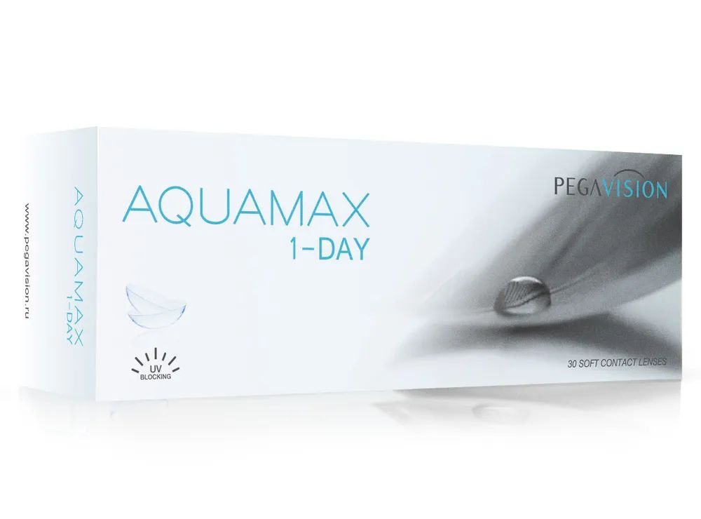 

Контактные линзы PegaVision Aquamax 1 day (30 линз) -4.75 R 8.6