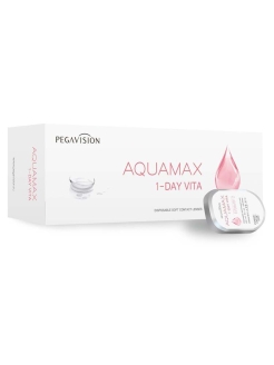 Купить Контактные линзы PegaVision Aquamax 1 day Vita (30 линз) -1.00 R 8.6