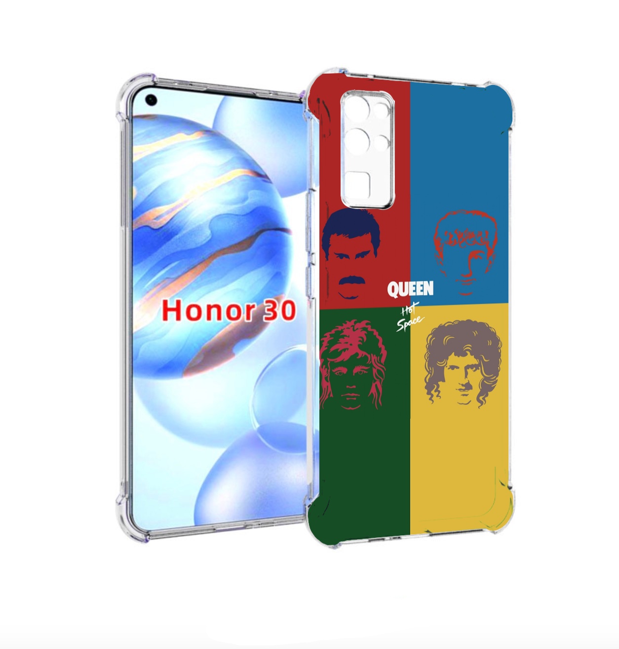 

Чехол бампер MyPads hot space queen альбом для Honor 30 (BMH-AN1, Прозрачный, Tocco