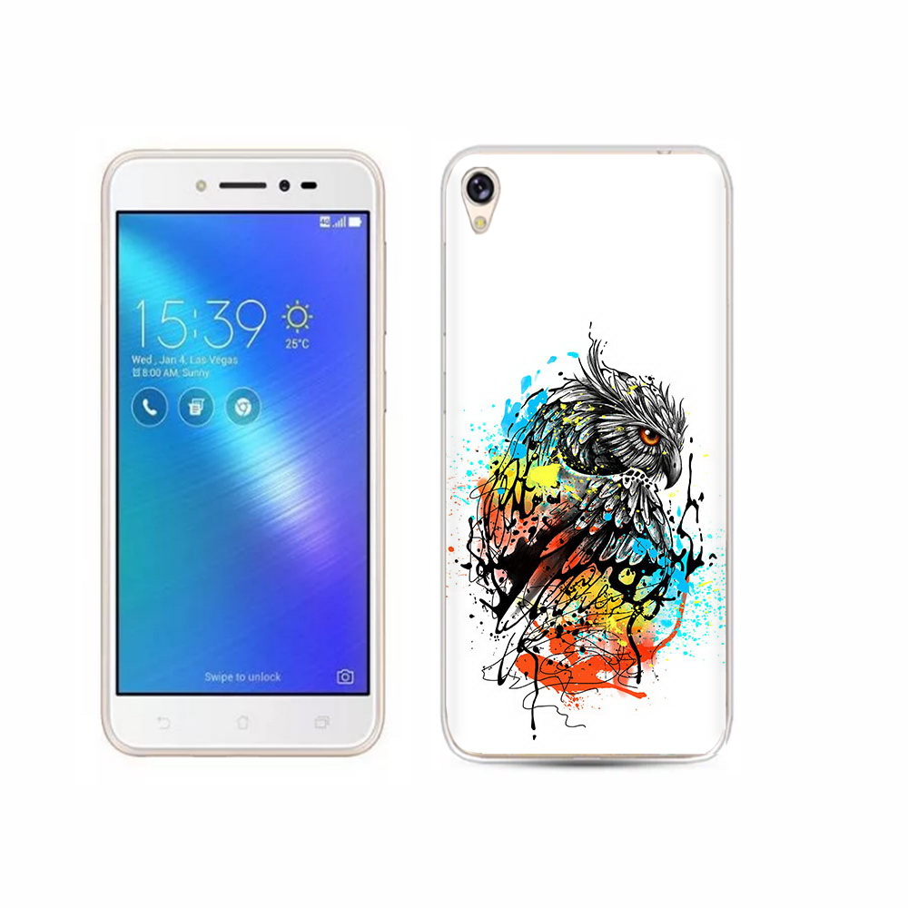 

Чехол MyPads Tocco для Asus ZenFone Live (ZB501KL) Творческая сова, Прозрачный, Tocco