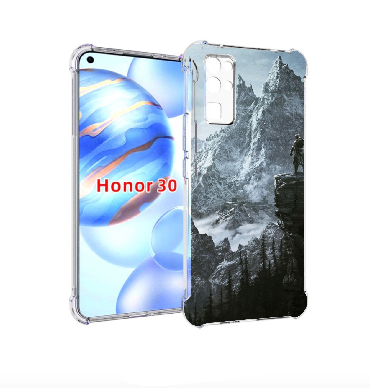 

Чехол бампер MyPads The Elder Scrolls V Skyrim для Honor 30 (BMH, Прозрачный, Tocco
