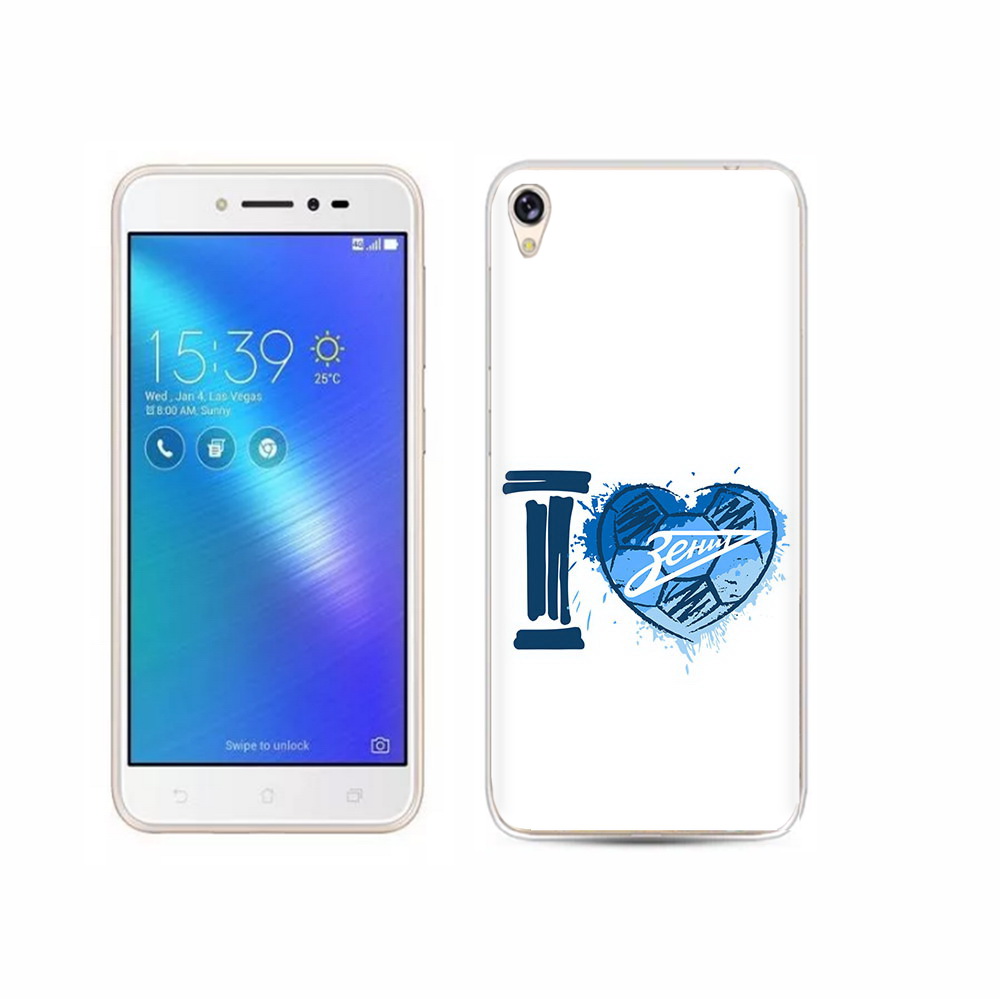 

Чехол MyPads Tocco для Asus ZenFone Live (ZB501KL) ФК я люблю зенит, Прозрачный, Tocco