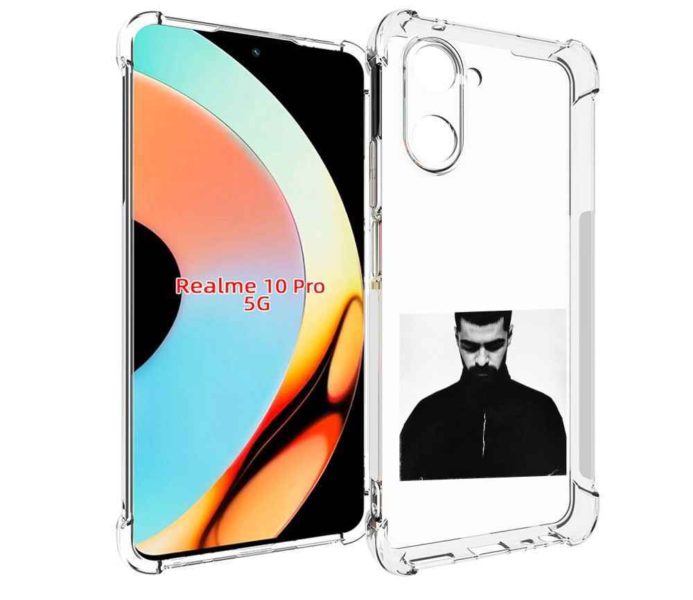 

Чехол бампер MyPads Buster Keaton Miyagi мужской для Realme 10 P..., Прозрачный, Tocco