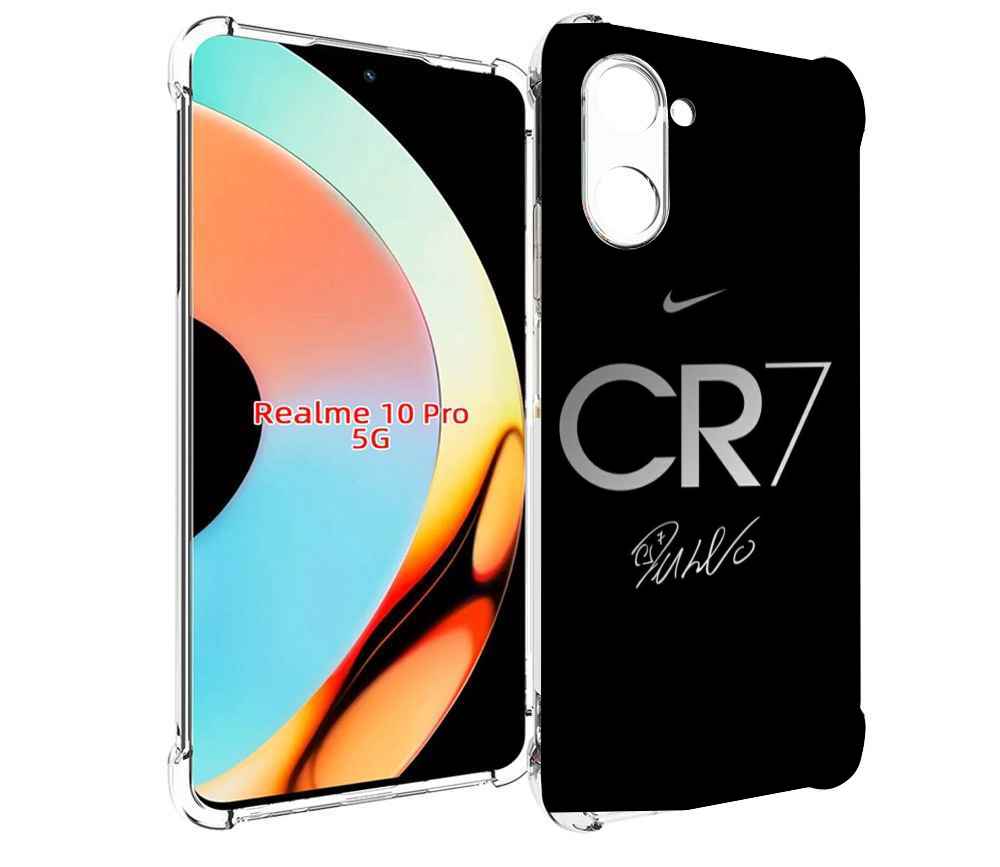 

Чехол бампер MyPads CR7 для Realme 10 Pro противоударный, Прозрачный, Tocco