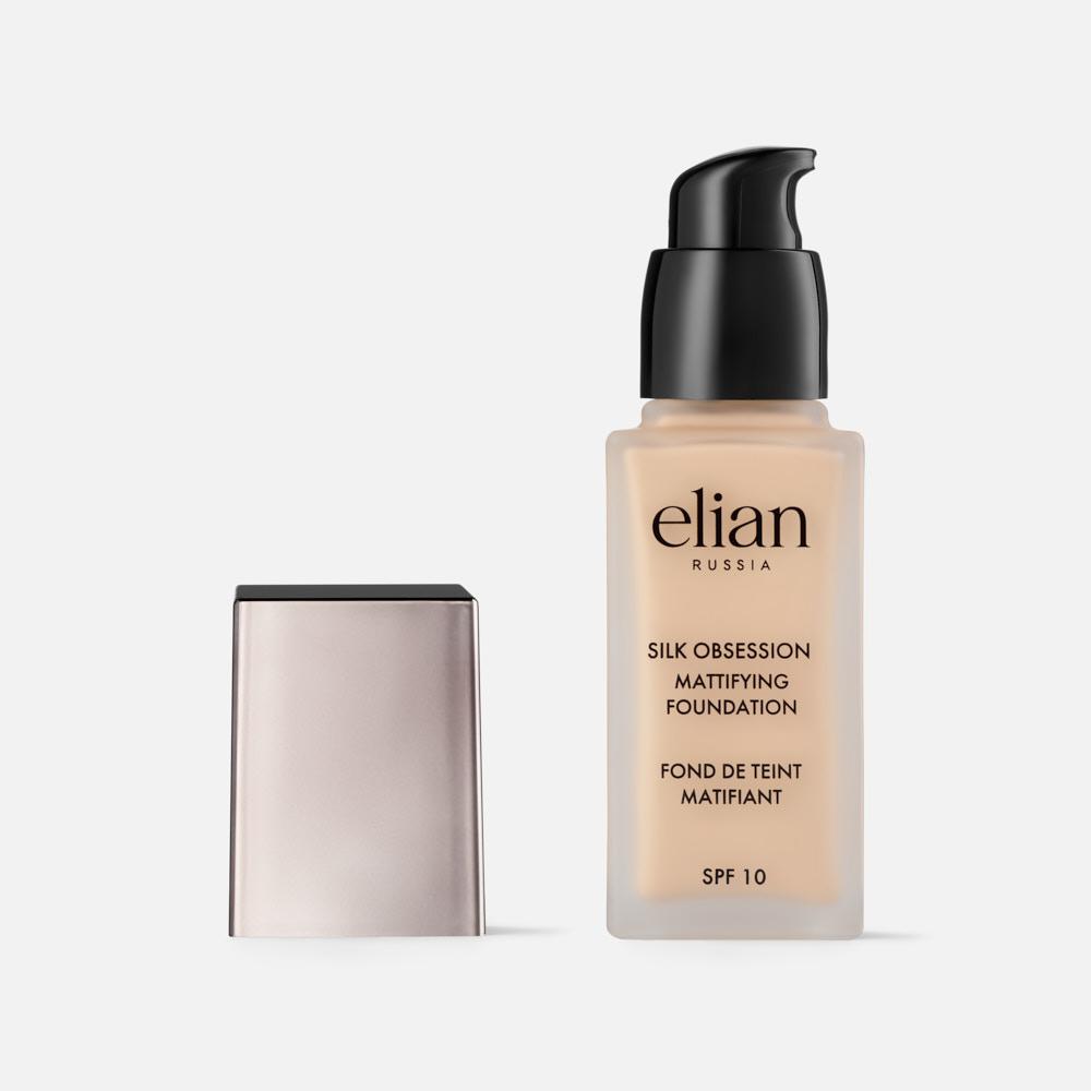 Тональное средство Elian Russia Silk obsession foundation тон 20 Caramel kims средство тональное bb кушон spf50 pa 25 темно бежевый moisture bb cushion 2 х 15 г