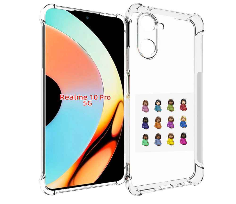 

Чехол бампер MyPads Drake - Certified Lover Boy для Realme 10 Pr..., Прозрачный, Tocco