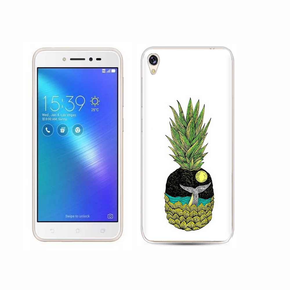 

Чехол MyPads Tocco для Asus ZenFone Live (ZB501KL) ананас с китом, Прозрачный, Tocco