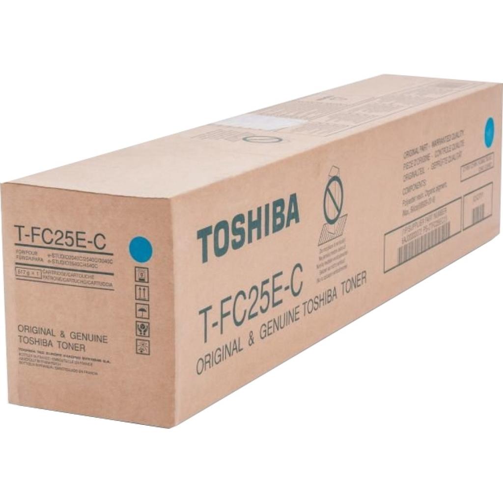 

Картридж для лазерного принтера Toshiba T-FC25EC (6AJ00000199), голубой, оригинал